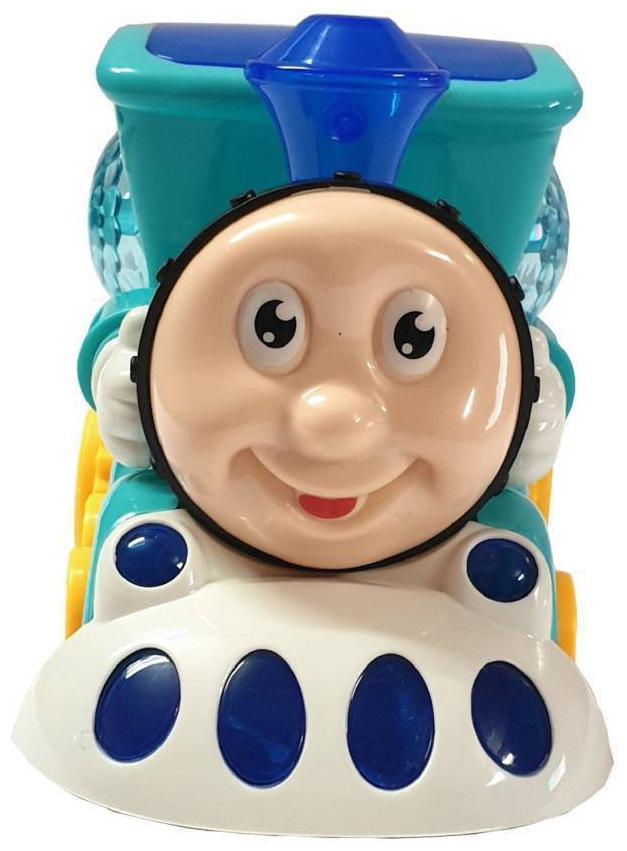 

Toyvala Cute Train Engine With Light Ball Rotating (Multicolor)