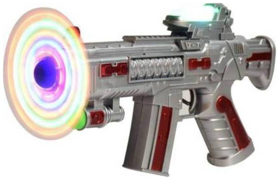 

Toyvala LED Matrix Space Gun Toy Rotating Blades