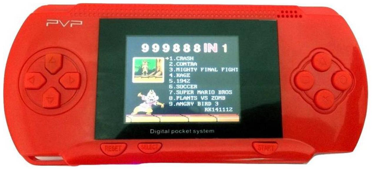 

Toyvala PVP Station Light 3000-Tv Game Console Handheld for kids Red