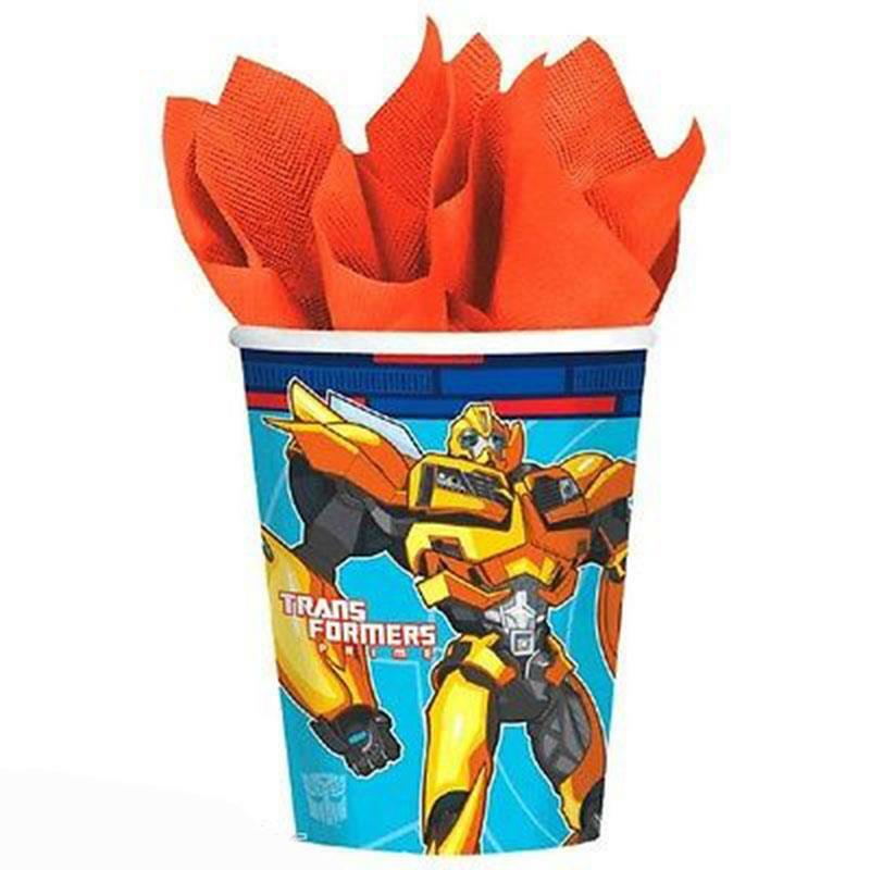 

Transformer Prime Cups 9 oz Birthday Party Supplies 8 Per Package New