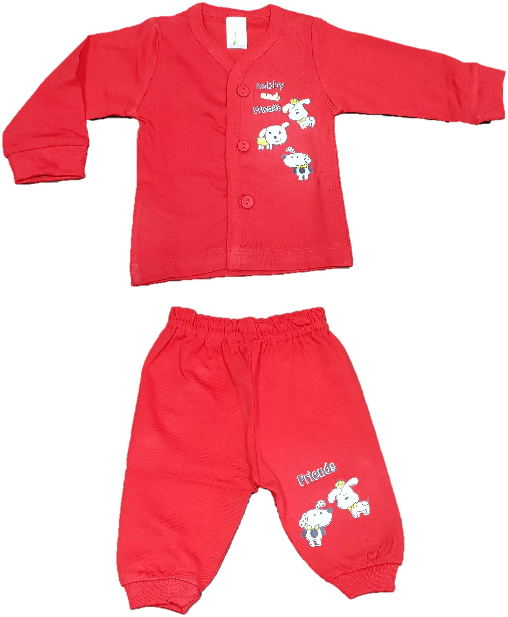 

Triple B Baby girl Top bottom set - Red