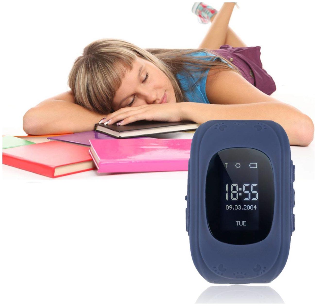 

TSV Children GPS Tracker Satellite Monitor SOS Phone Call Smart Watch Android Q50 for All Nokia Smartphone