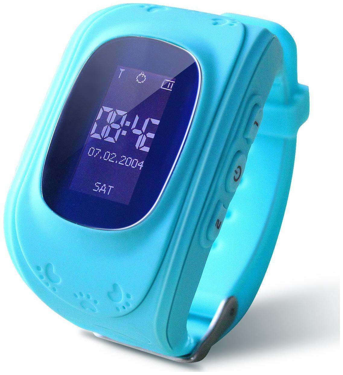

TSV Q50 Childguard ABS Trcaker Kids GPS Mobile Tracker Watch Blue