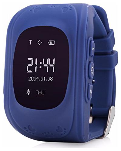 

TSV Q50 Kids GPS Tracker Smartwatch SOS Call Locator Anti-Lost Finder Wristwatch Tracker for Children Far Away from Danger Purple