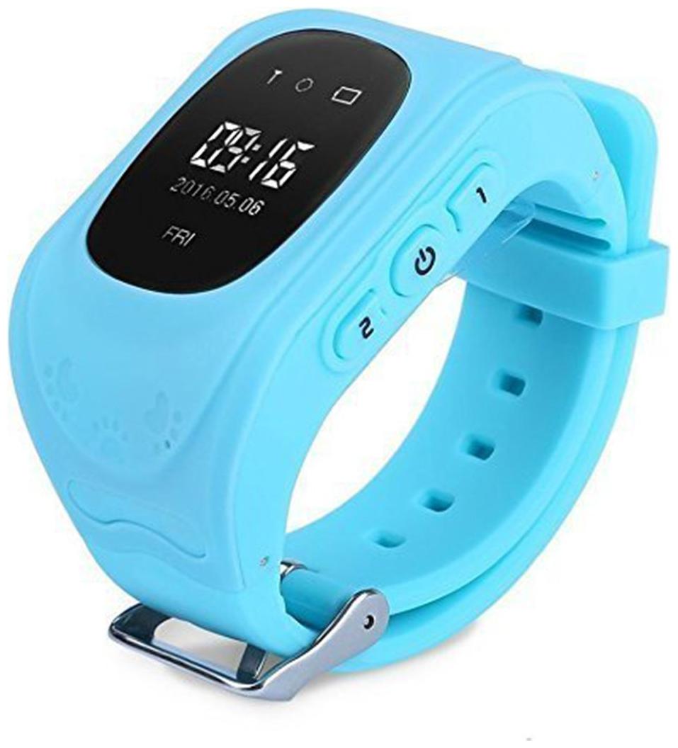 

TSV Q50 Kids GPS Tracker Smartwatch SOS Call Locator Anti-Lost Finder Wristwatch Tracker for Children Far Away from Danger Blue