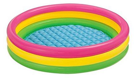 

TULSI ENTERPRISE Intex Inflatable Baby Pool (Multicolour) - Medium (4 ft)