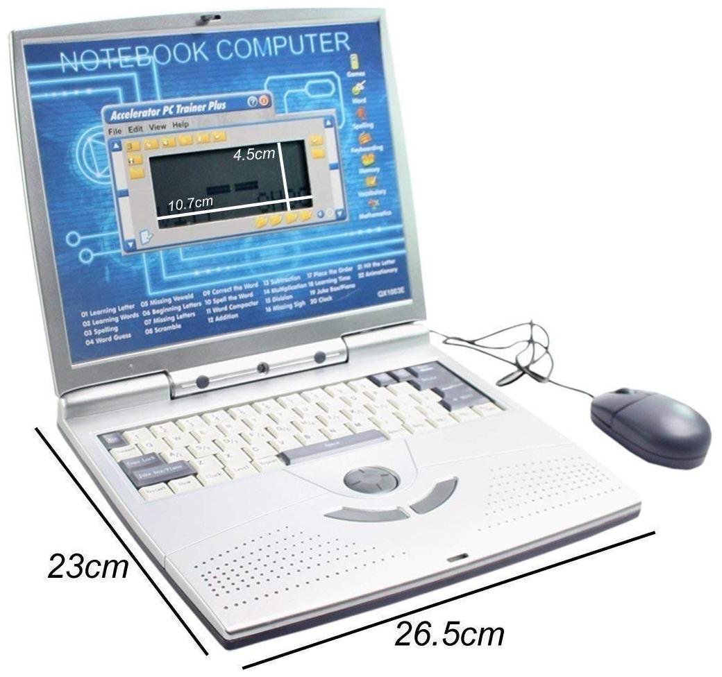 

TULSI ENTERPRISE Latest Activities Games Fun Laptop Notebook Computer Toy for Kids
