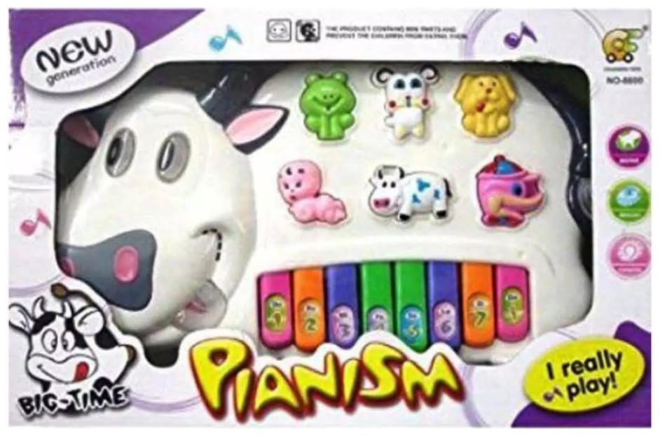 

Turban Toys White Musical Rabbit Piano Keyboard With Different Music
