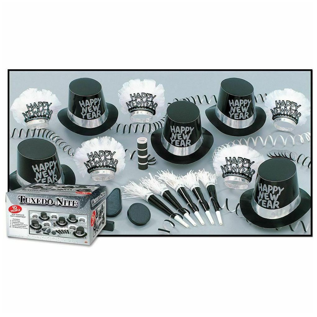 

Tuxedo Nite New Year s Party Kit (For 10 People)