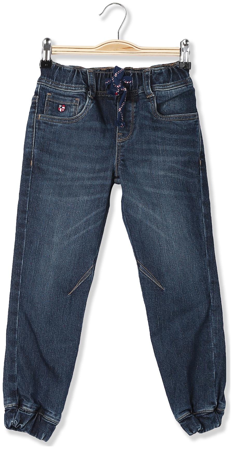 

U S Polo Assn Kids Boys Jogger Fit Stone Wash Jeans