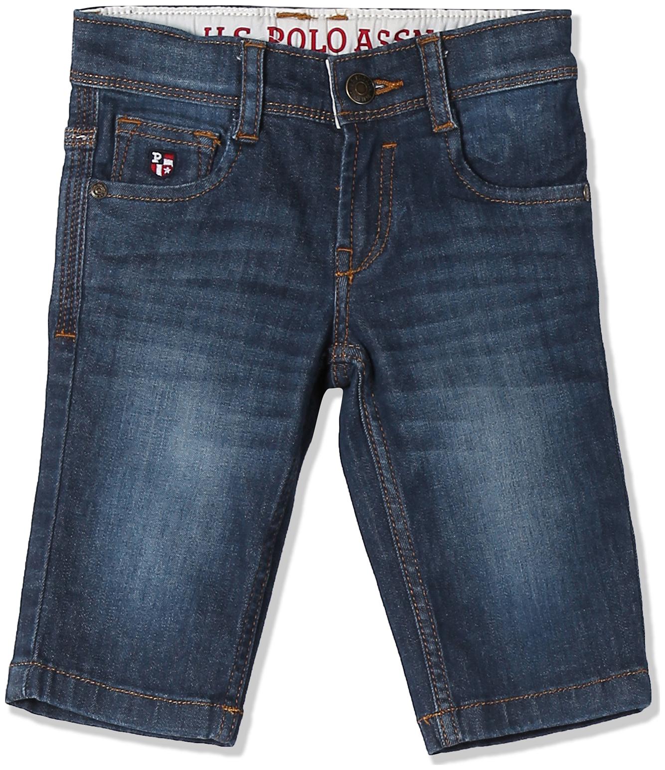 

U S Polo Assn Kids Boys Washed Denim Shorts