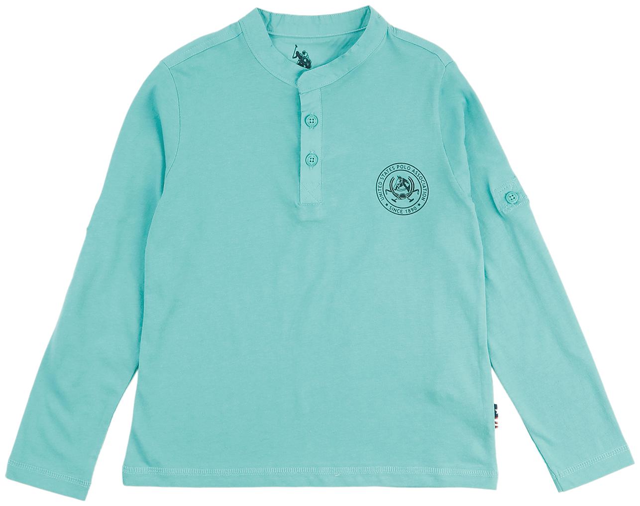 

U S Polo Assn Boy Cotton Solid T-shirt - Green