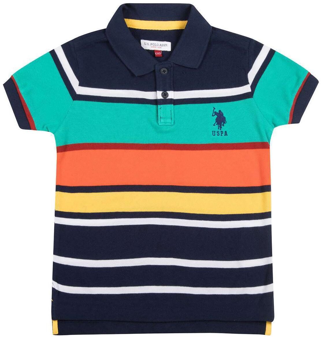 

U S Polo Assn Boy Cotton Striped T-shirt - Multi