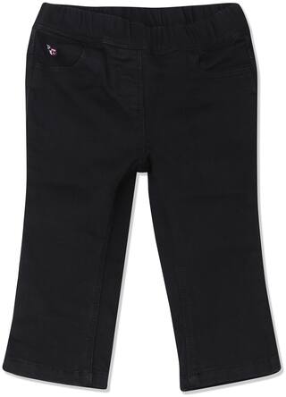 U.S. Polo Assn. Kids Girls Rinsed Capri Jeggings