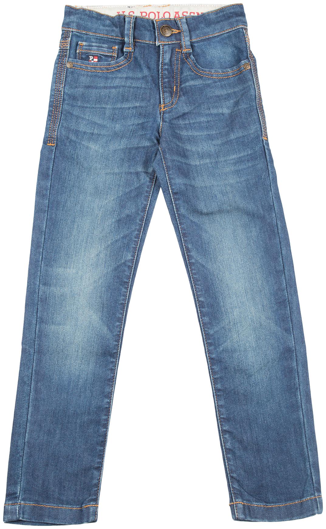 

U S Polo Assn Kids Boys Adjustable Waist Stone Wash Jeans