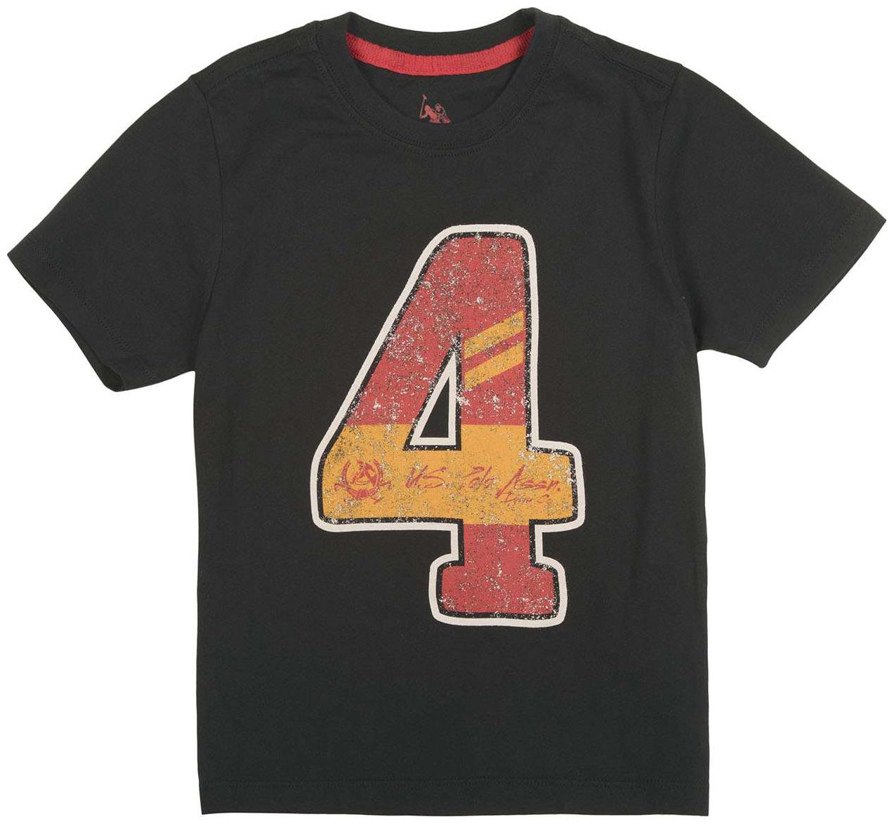 

U S Polo Assn Boy Cotton Printed T-shirt - Black