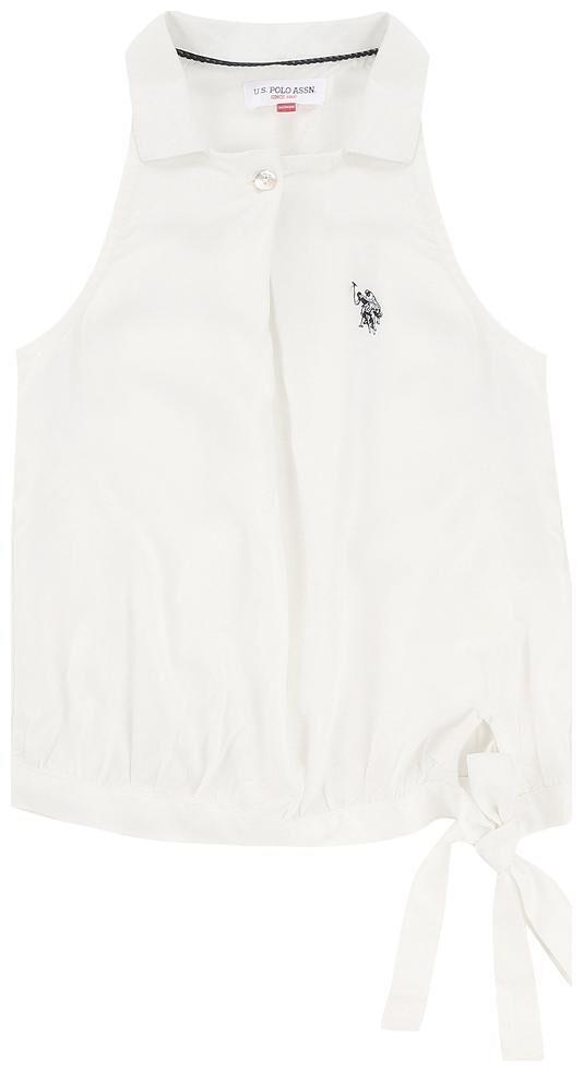

U S Polo Assn Girl Rayon Solid Top - White