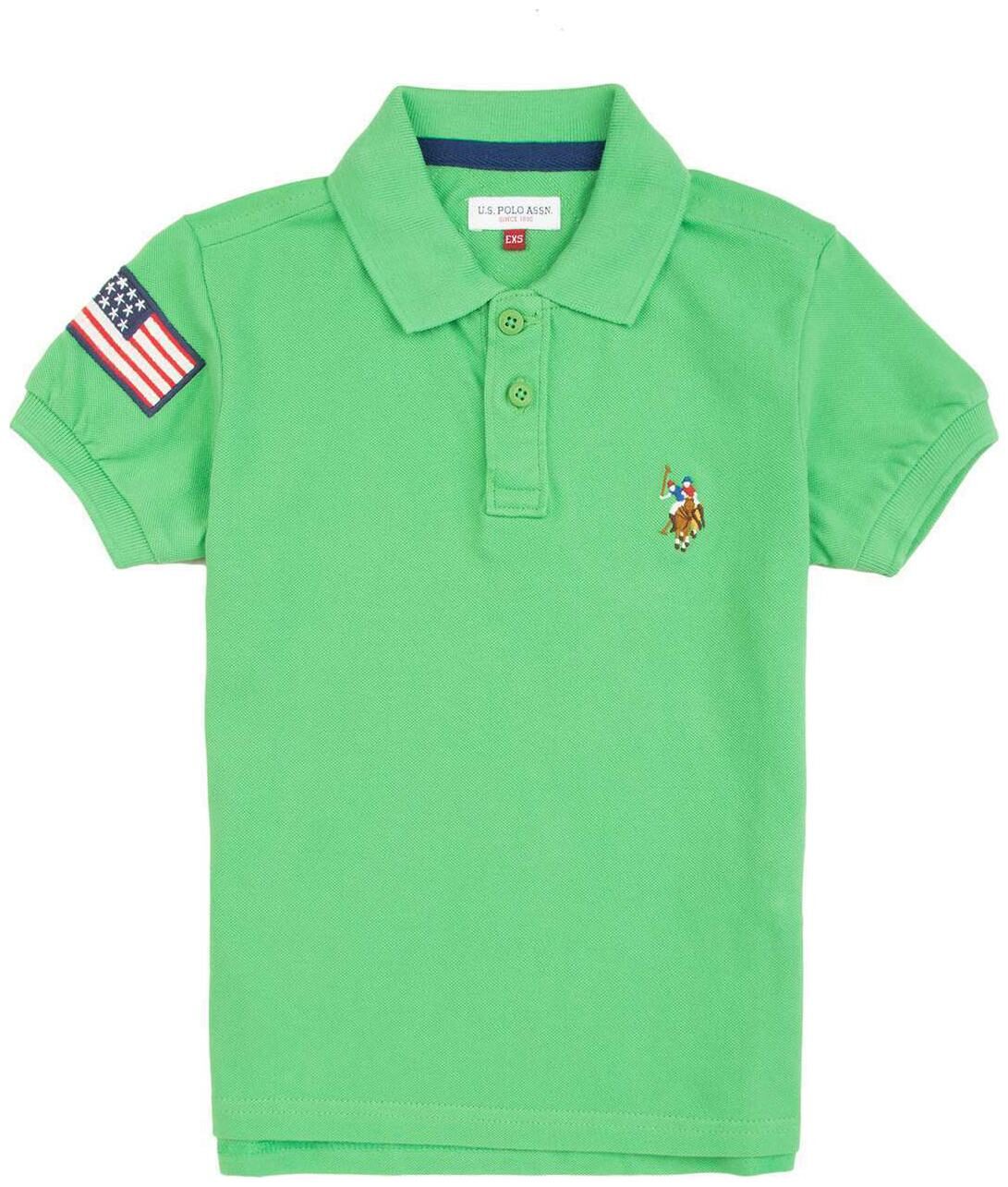 

U S Polo Assn Boy Cotton Solid T-shirt - Green