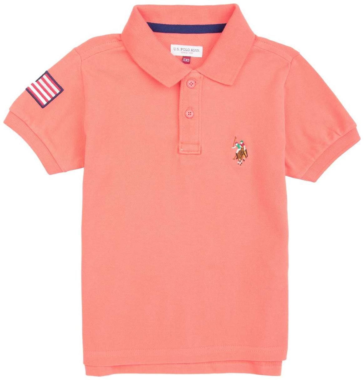 

U S Polo Assn Boy Cotton Solid T-shirt - Pink