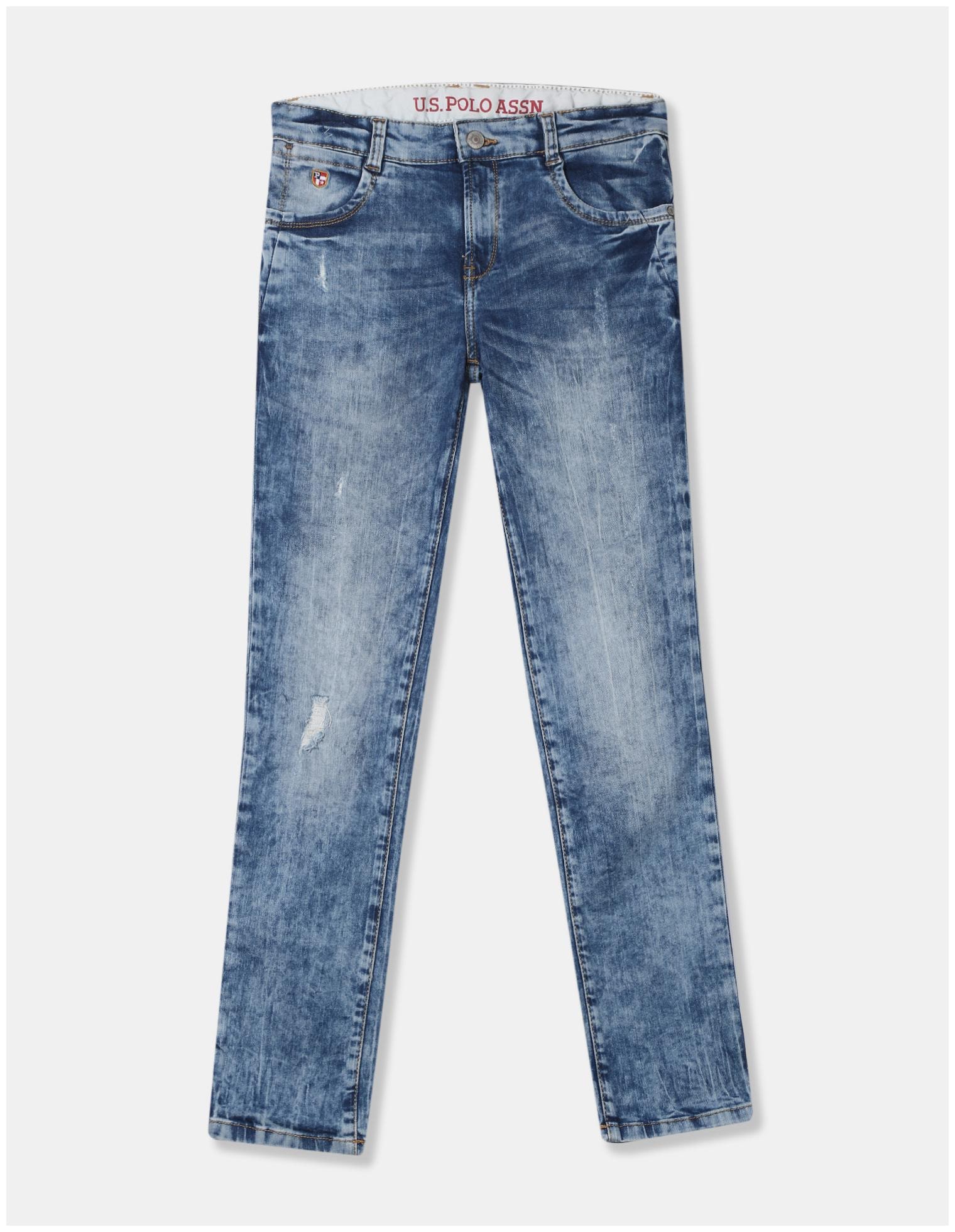 

U S Polo Assn Boy s Slim fit Jeans - Blue
