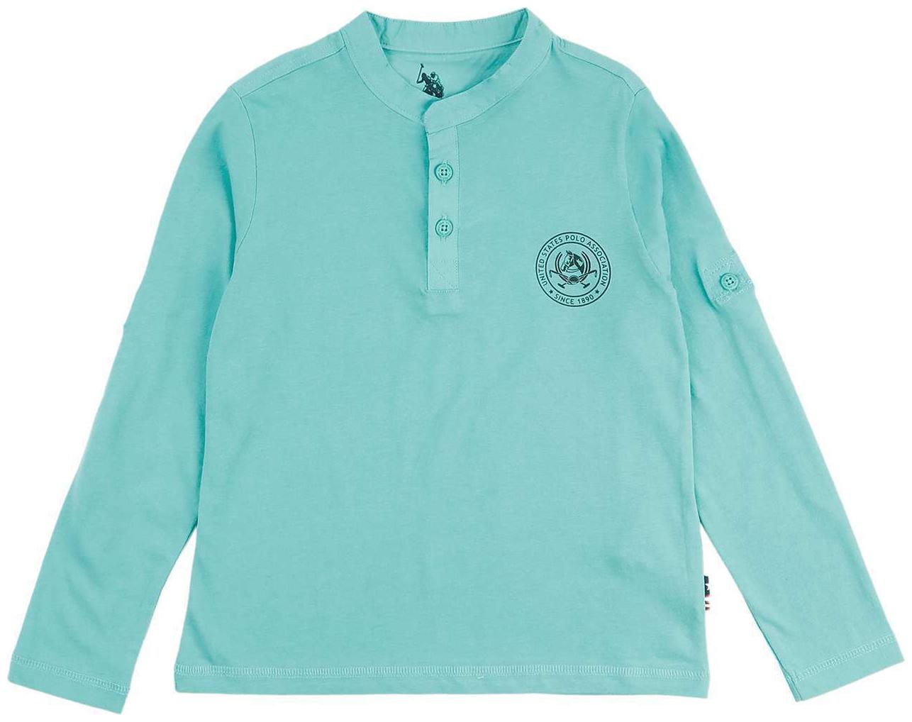 

U S Polo Assn Boy Cotton Solid T-shirt - Green