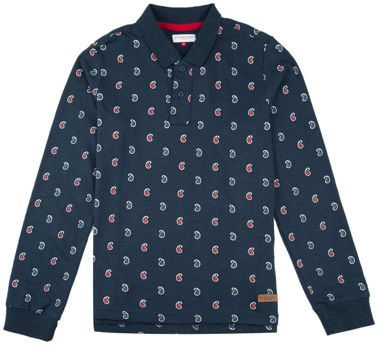 

U S Polo Assn Boy Cotton Printed T-shirt - Blue