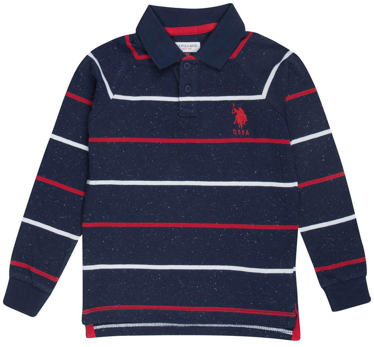 

U S Polo Assn Boy Cotton Striped T-shirt - Blue