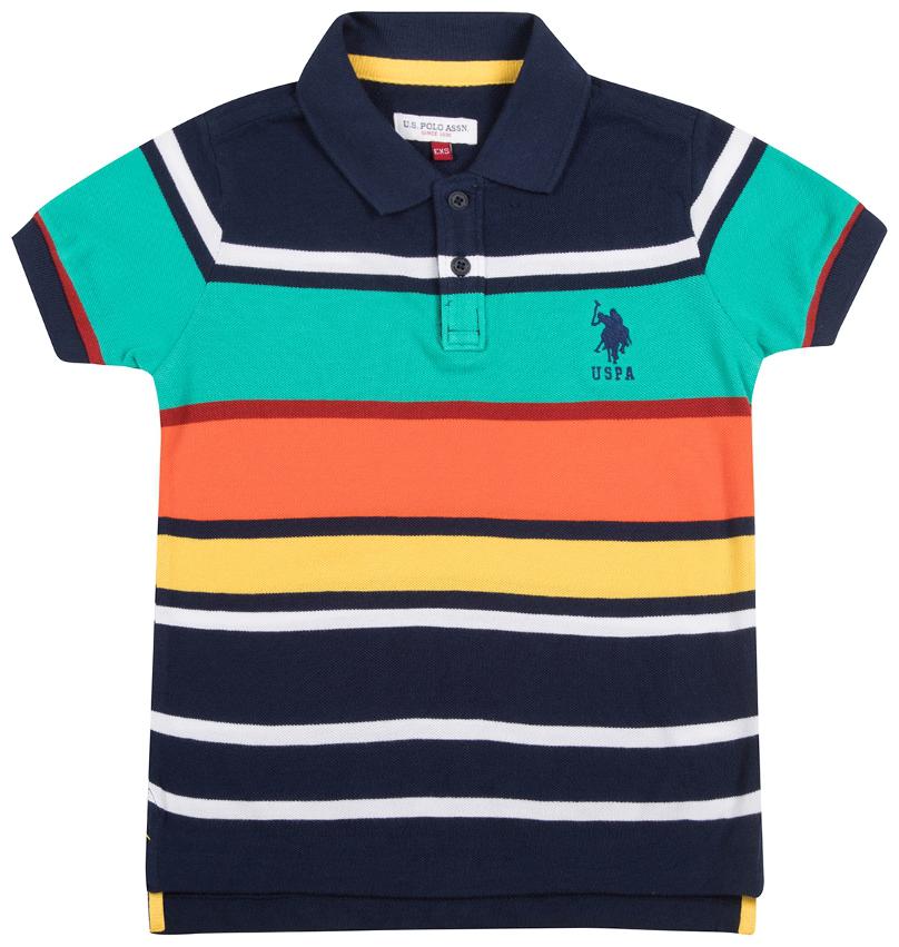 

U S Polo Assn Boy Cotton Solid T-shirt - Multi