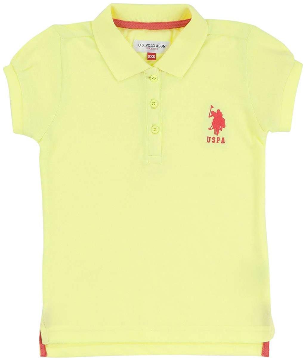 

U S Polo Assn Girl Cotton Solid Shirt - Yellow