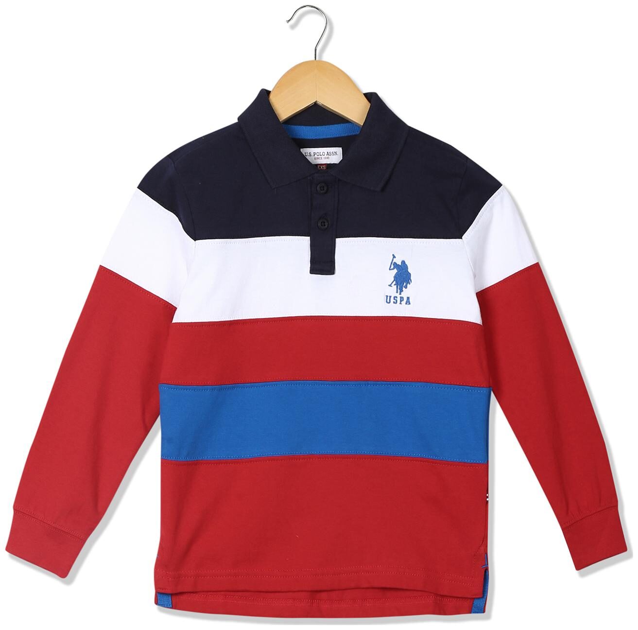 

U S Polo Assn Boy Cotton Striped T-shirt - Multi