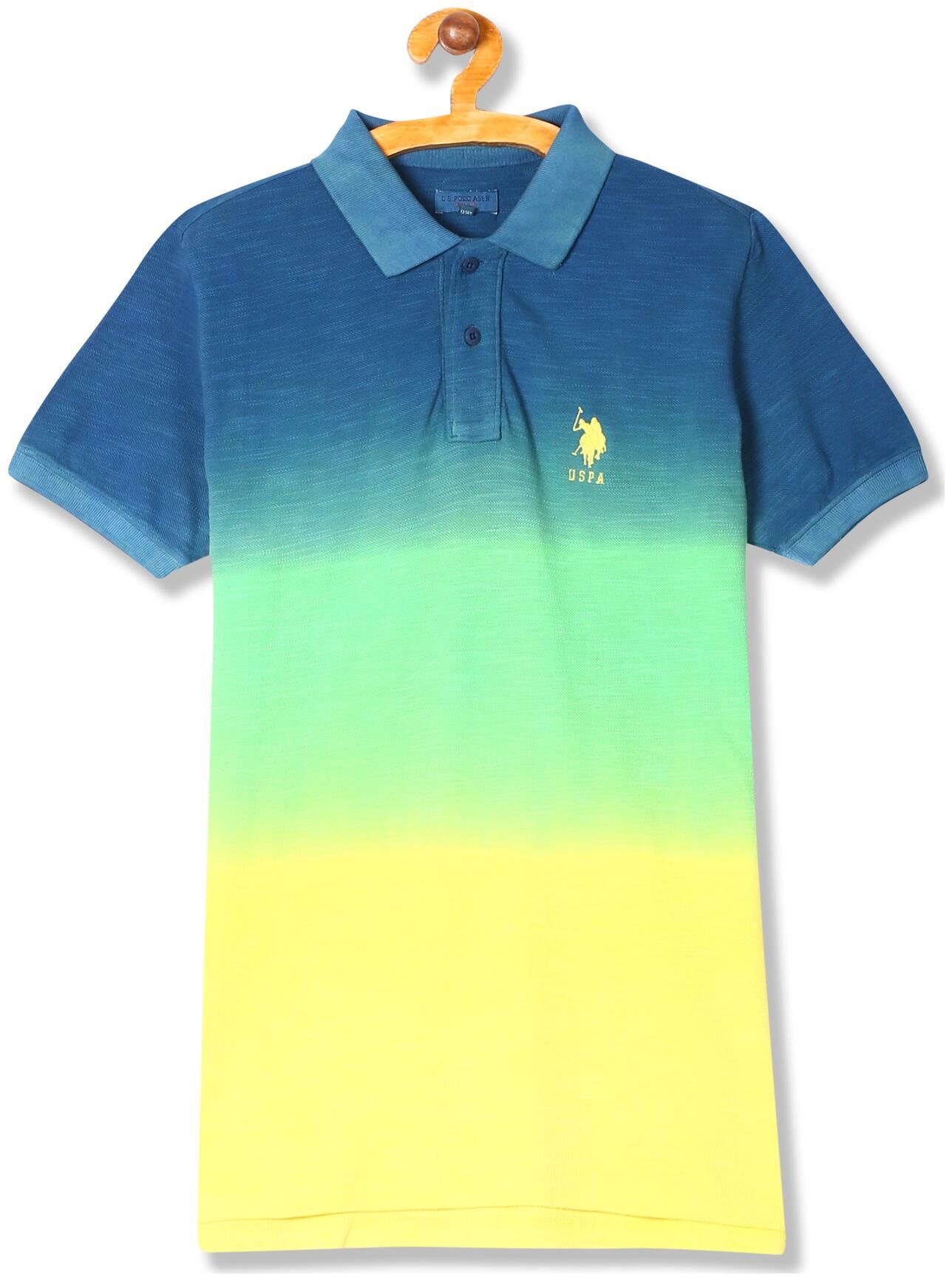 

U S Polo Assn Cotton Solid T shirt for Baby Boy - Multi