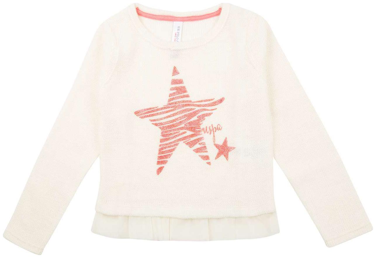 

U S Polo Assn Girl Acrylic Solid Top - White