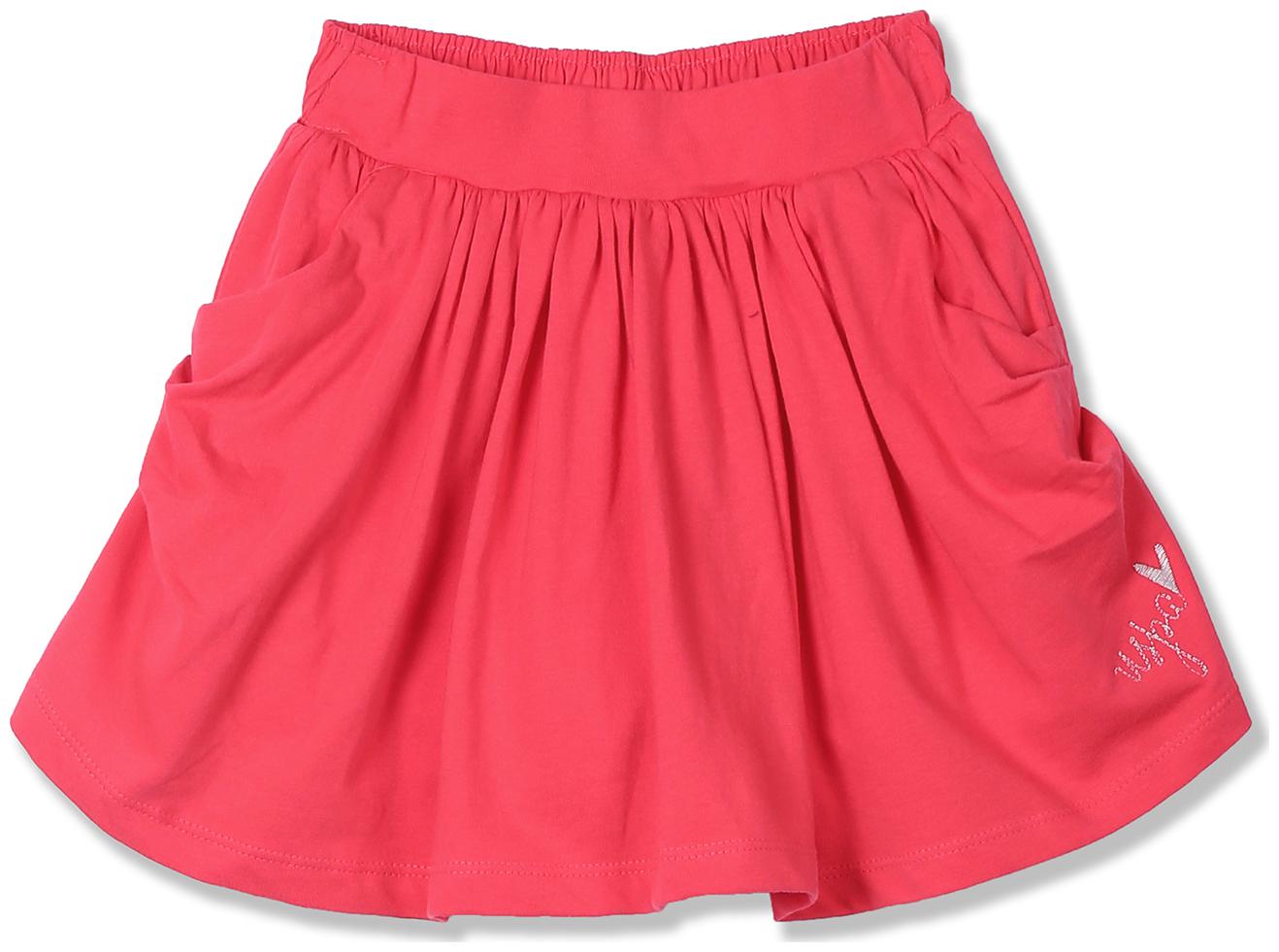 

U S Polo Assn Girl Cotton Solid Regular shorts - Red