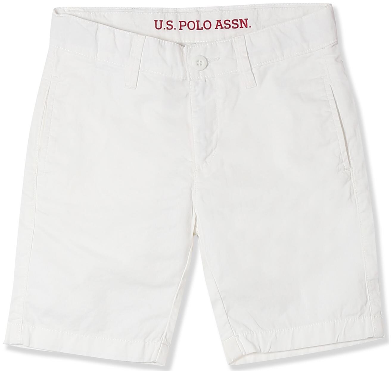 

U S Polo Assn Kids Boys Mid Rise Twill Shorts