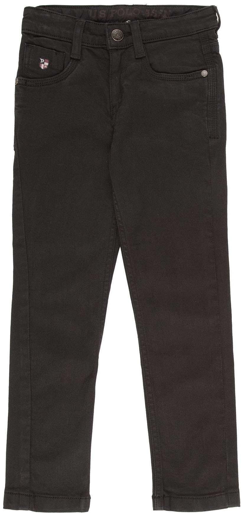 

U S Polo Assn Black Cotton Boys Dark Wash Slim Fit Jeans