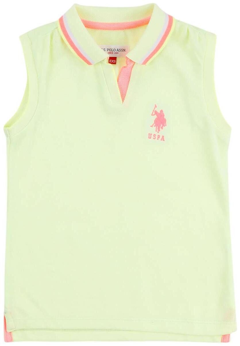

U S Polo Assn Girl Cotton Solid Shirt - Green