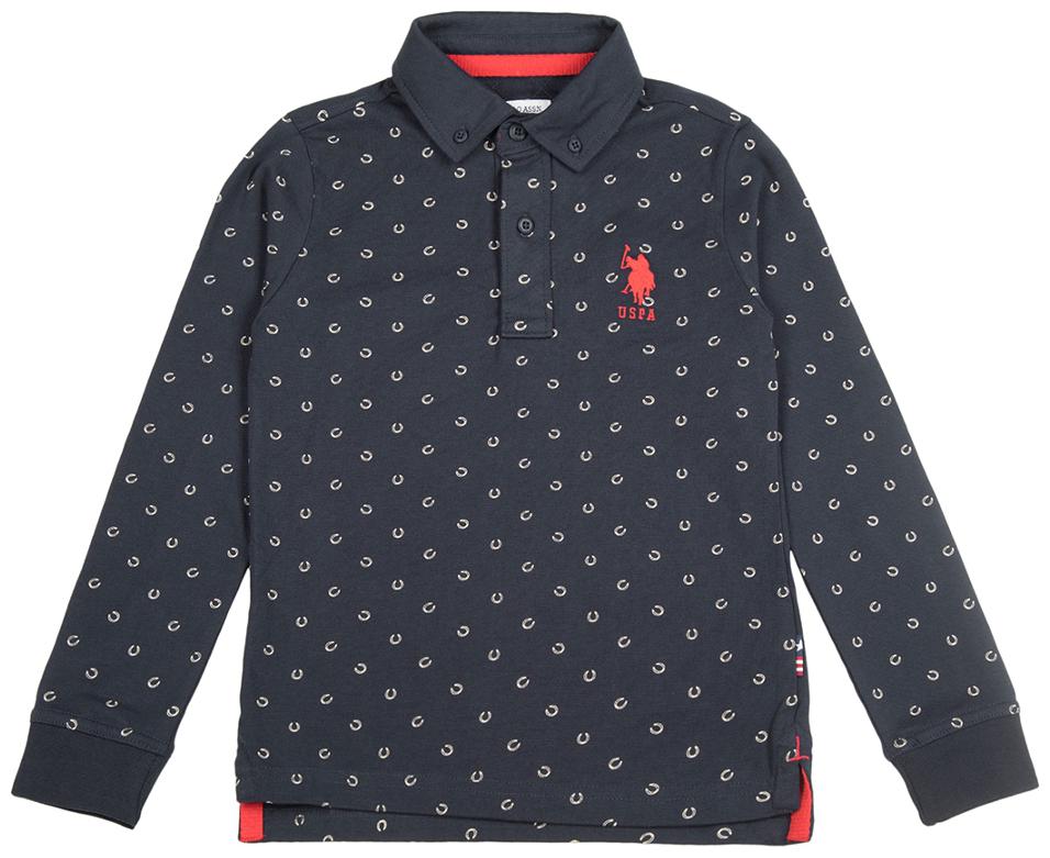 

U S Polo Assn Boy Cotton Printed T-shirt - Blue
