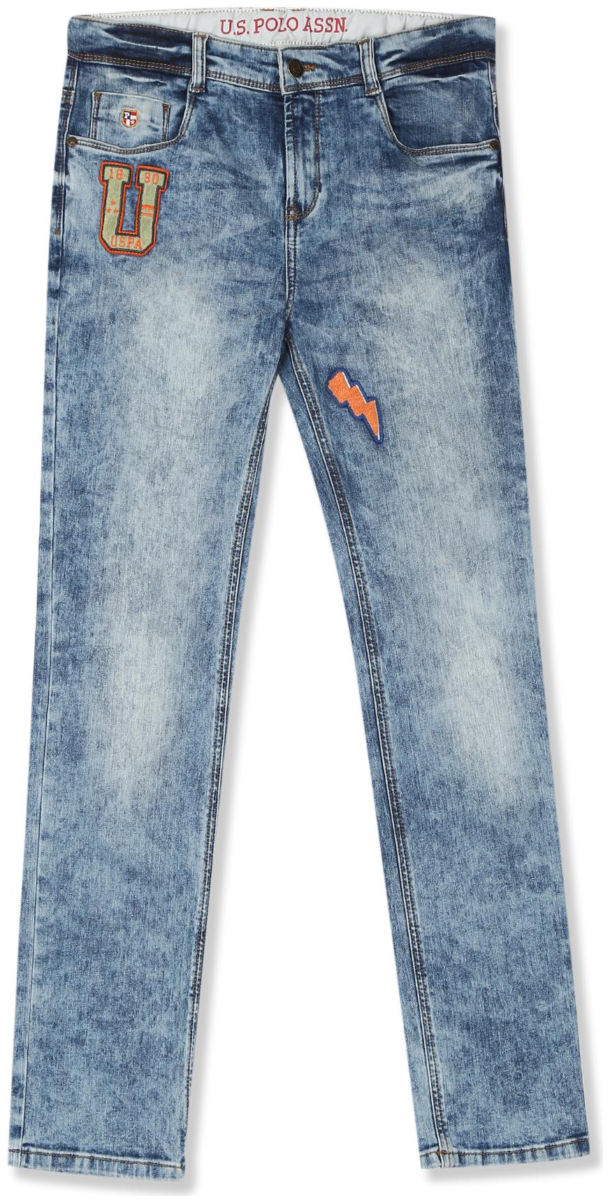 

U S Polo Assn Boy s Slim fit Jeans - Blue