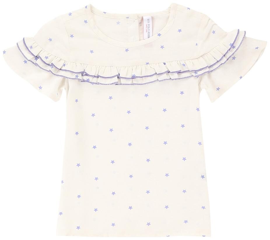 

U S Polo Assn Girl Rayon Solid Top - White