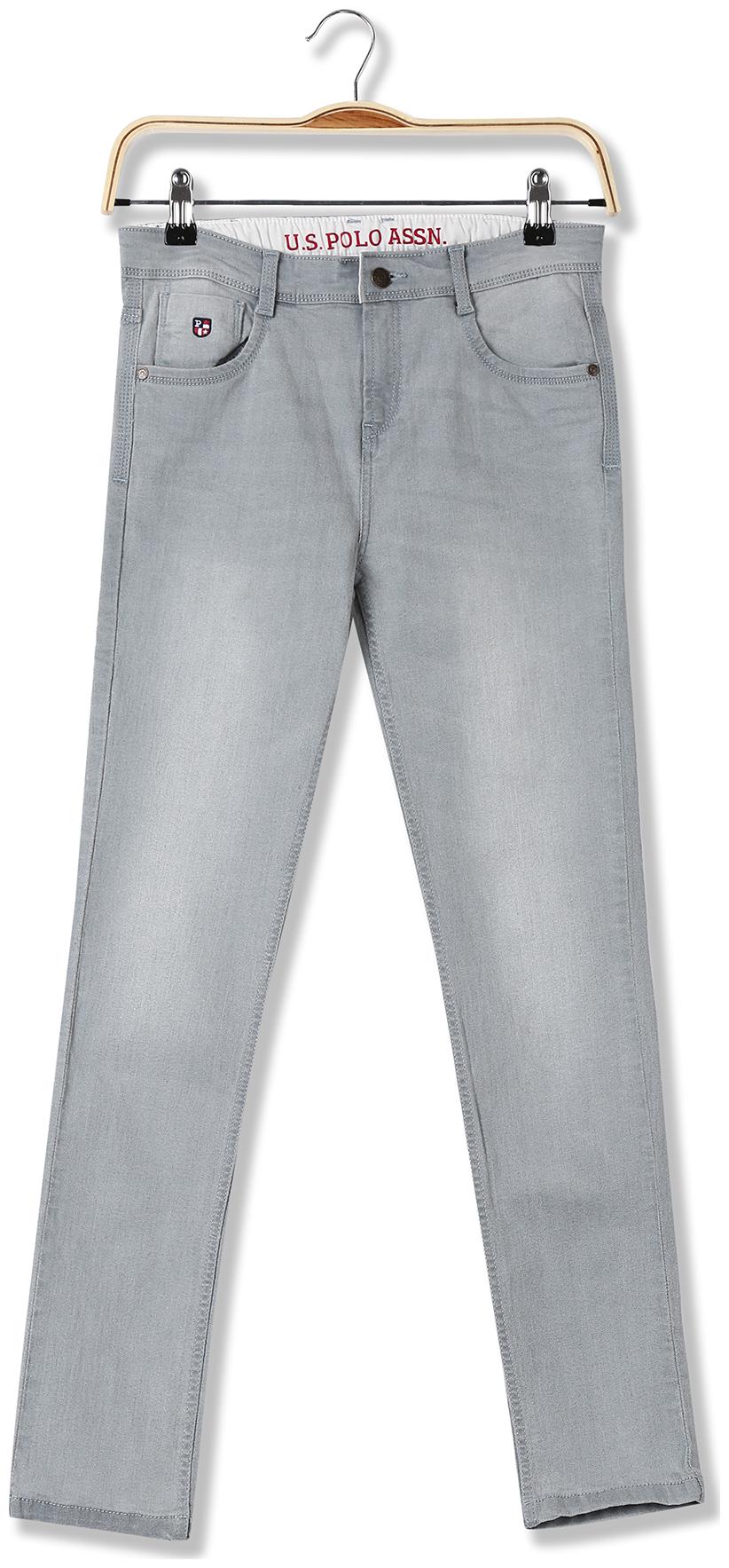 

U S Polo Assn Kids Boys Skinny Fit Rinsed Jeans
