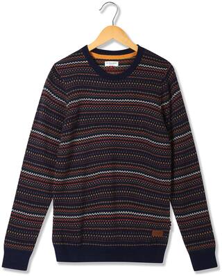U.S. Polo Assn. Baby boy Wool Striped Sweater - Multi
