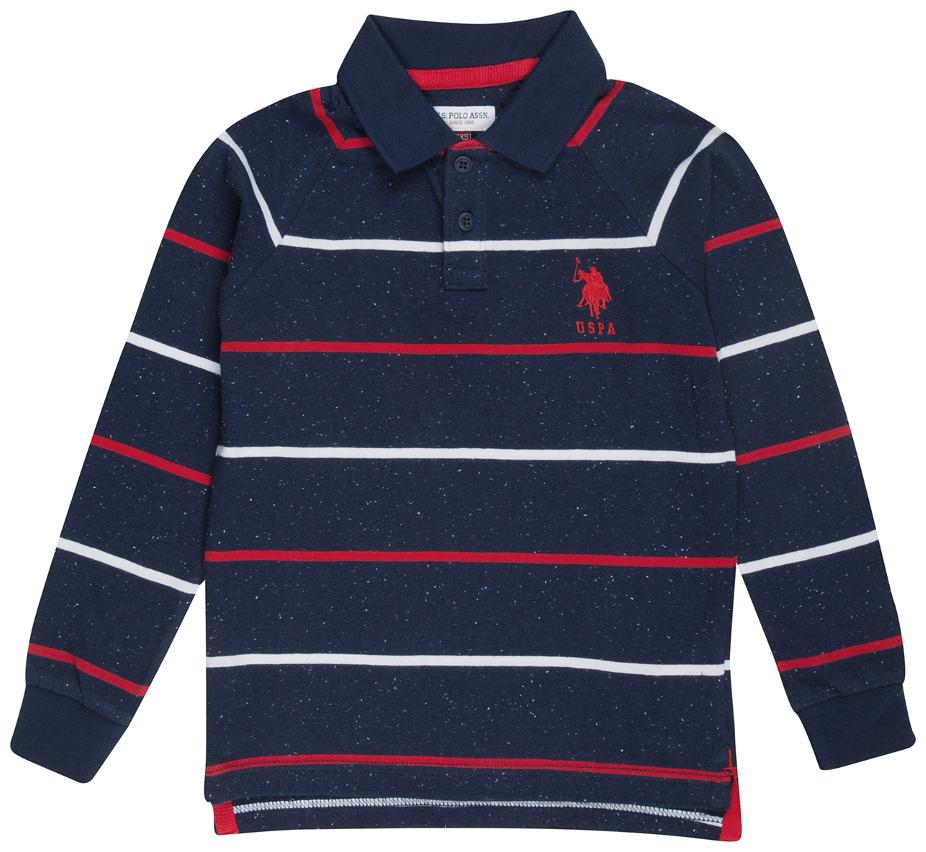 

U S Polo Assn Boy Cotton Solid T-shirt - Blue