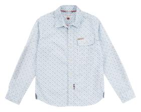

U S Polo Assn Boy Cotton Solid Shirt Blue