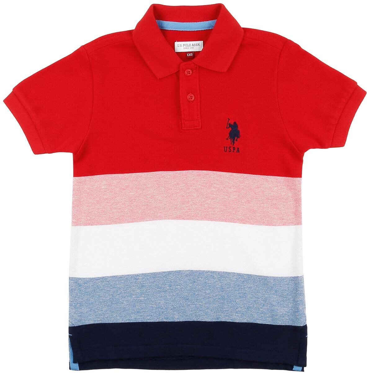 

U S Polo Assn Boy Cotton Striped T-shirt - Multi