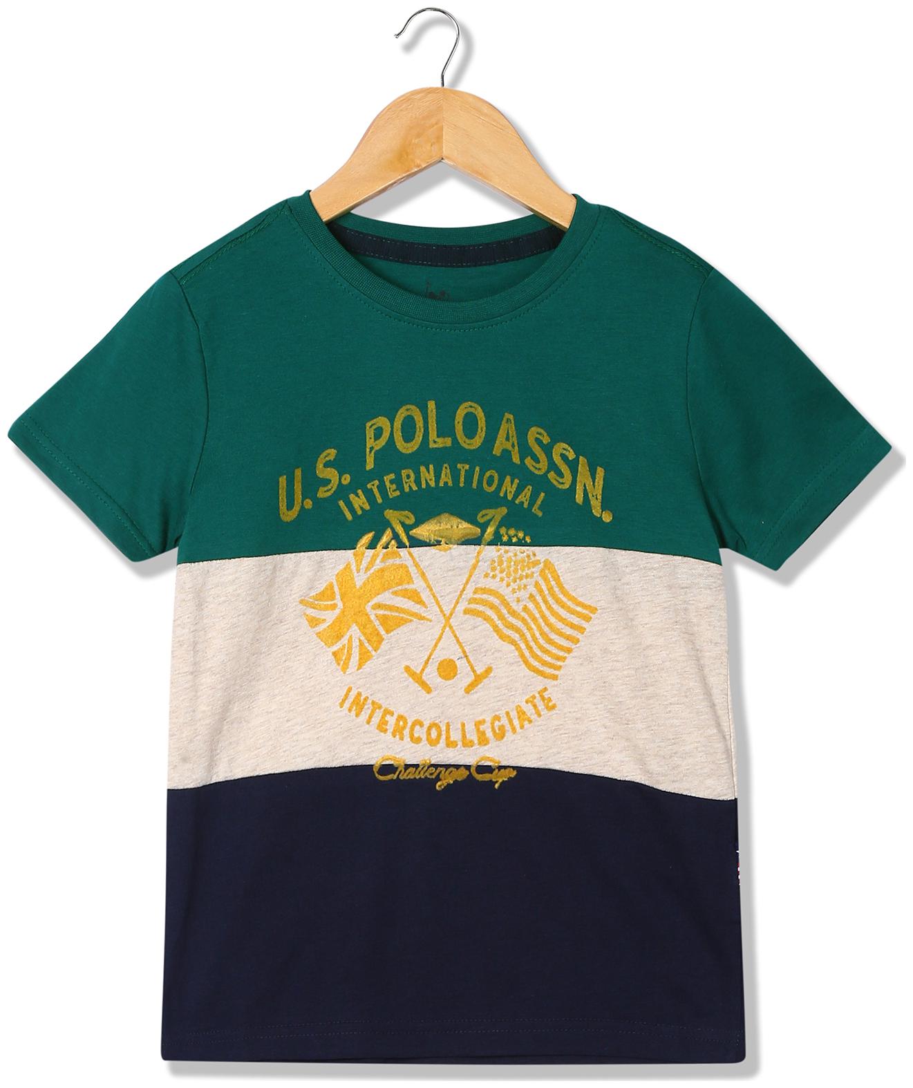 

U S Polo Assn Boy Cotton Striped T-shirt - Multi