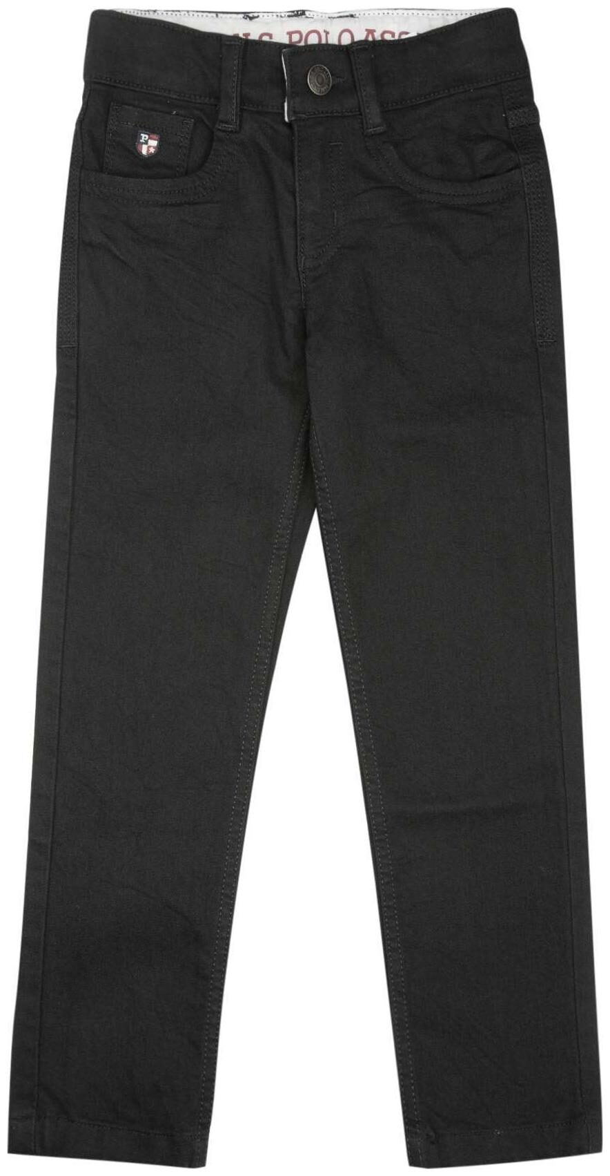 

U S Polo Assn Black Cotton Boys Mid Rise Slim Fit Jeans