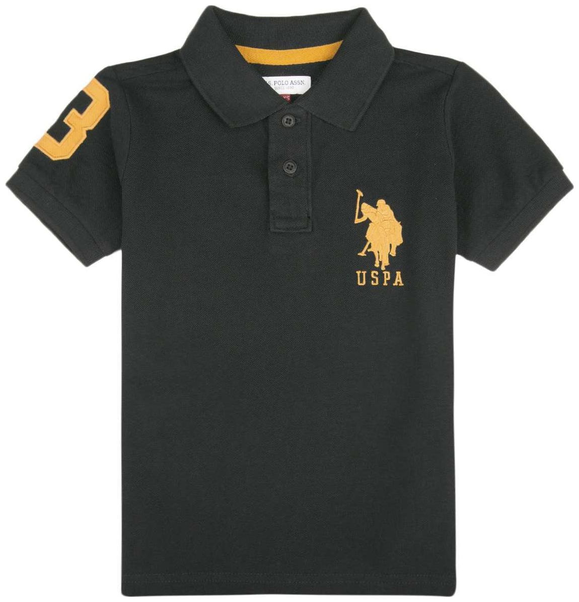 

U S Polo Assn Boy Cotton Solid T-shirt - Grey