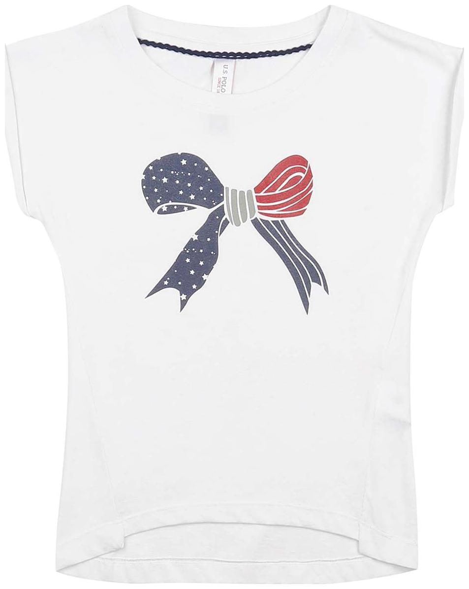 

U S Polo Assn Girl Cotton Printed T shirt - Multi