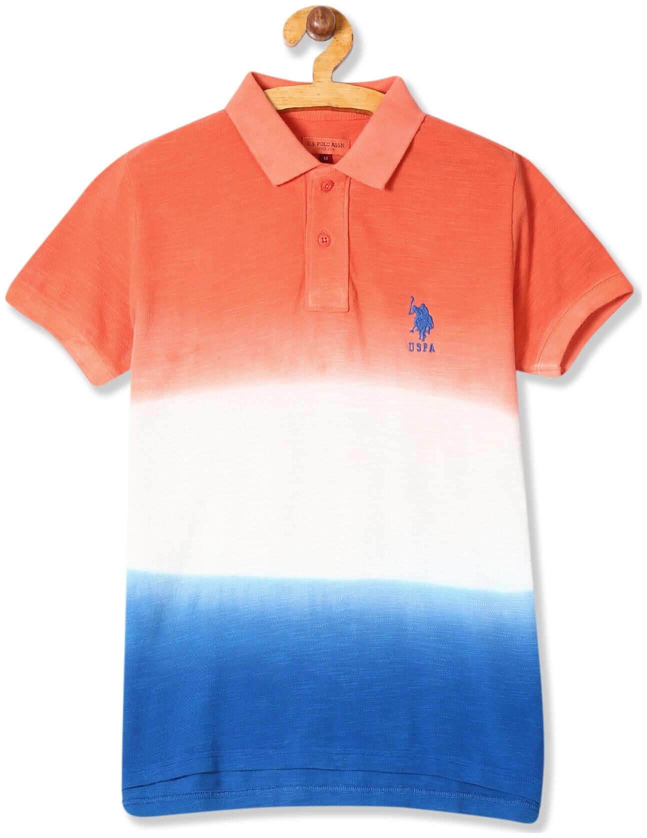 

U S Polo Assn Cotton Striped T shirt for Baby Boy - Multi