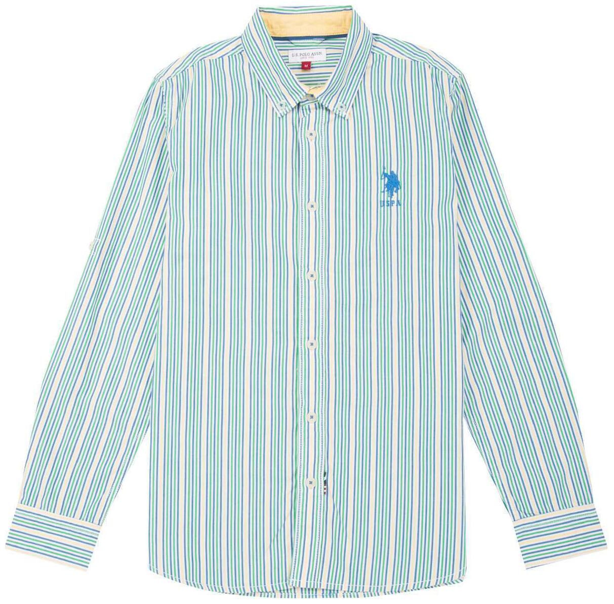 

U S Polo Assn Boy Cotton Striped Shirt Multi